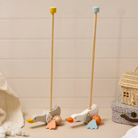 Richard Langs Wooden Push Along Goose (Choice of 2) - 8WT105 - Old Railway Line Garden Centre