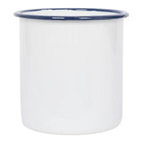 Rinkit 15.5cm White Enamel Utensil Holder