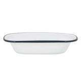 Rinkit 20cm White Enamel Pie Dish