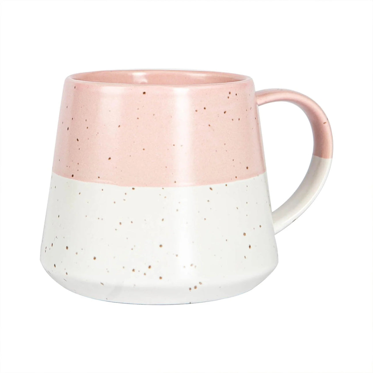 Rinkit 370ml Flecked Belly Mug - Dusty Pink - Old Railway Line Garden Centre