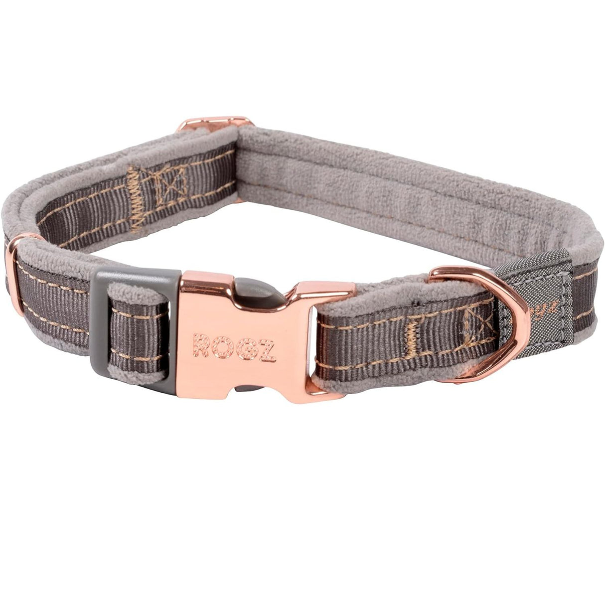 Rogz Urban Classic Collar Dove Grey - Medium