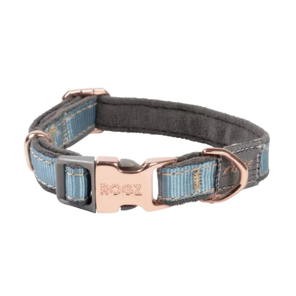 ROGZ Urban Dog Classic Collar Turquoise Moon -  Extra Small