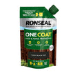 Ronseal 950ml One Coat Shed & Fence Pouch - Tudor Black Oak - Old Railway Line Garden Centre