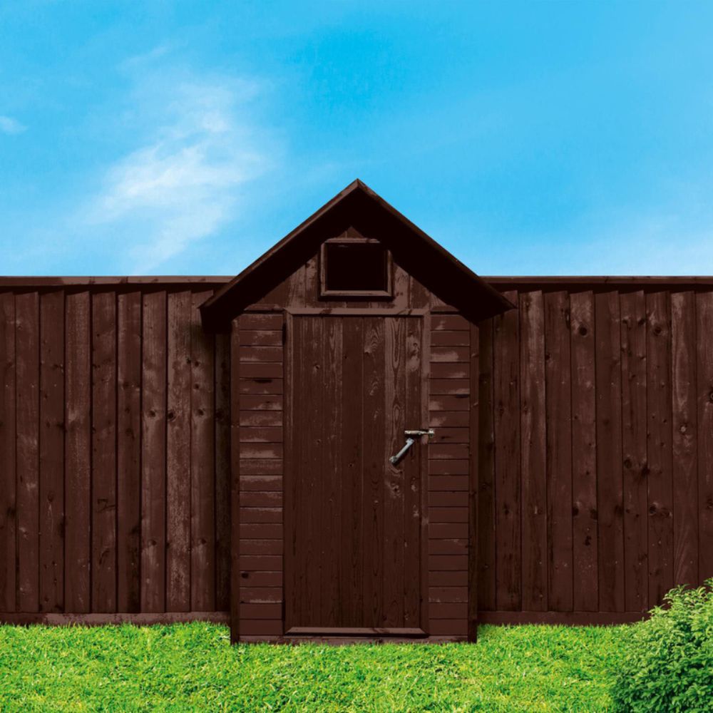 Ronseal 950ml One Coat Shed & Fence Pouch -  Dark Oak