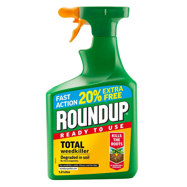 Roundup 1.2 Litre Total Weedkiller - Old Railway Line Garden Centre