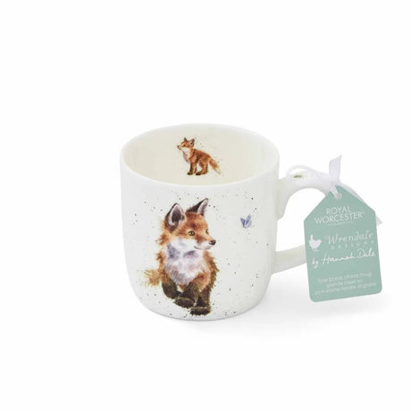 Royal Worcester Wrendale Designs 'Born to be Wild' Fox Mug - Old Railway Line Garden Centre