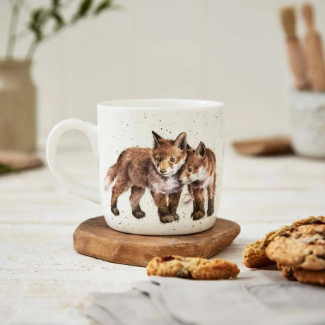 Royal Worcester Wrendale Designs 'Born to be Wild' Fox Mug - Old Railway Line Garden Centre