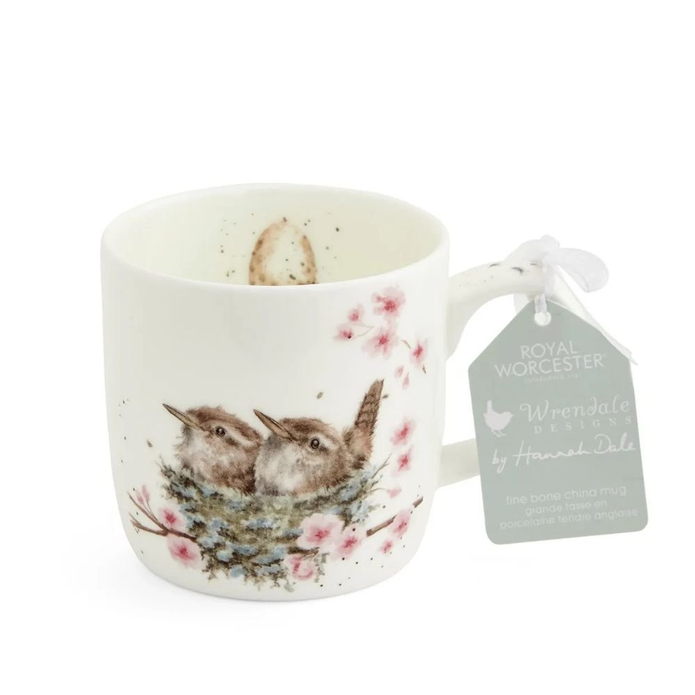 Royal Worcester Wrendale Designs 'Feather Your Nest' Mug - Old Railway Line Garden Centre