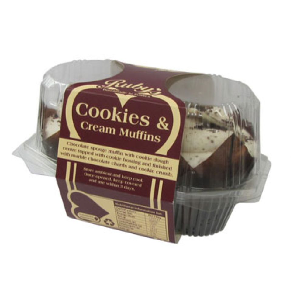 Rubys 250g Cookies & Cream Muffins