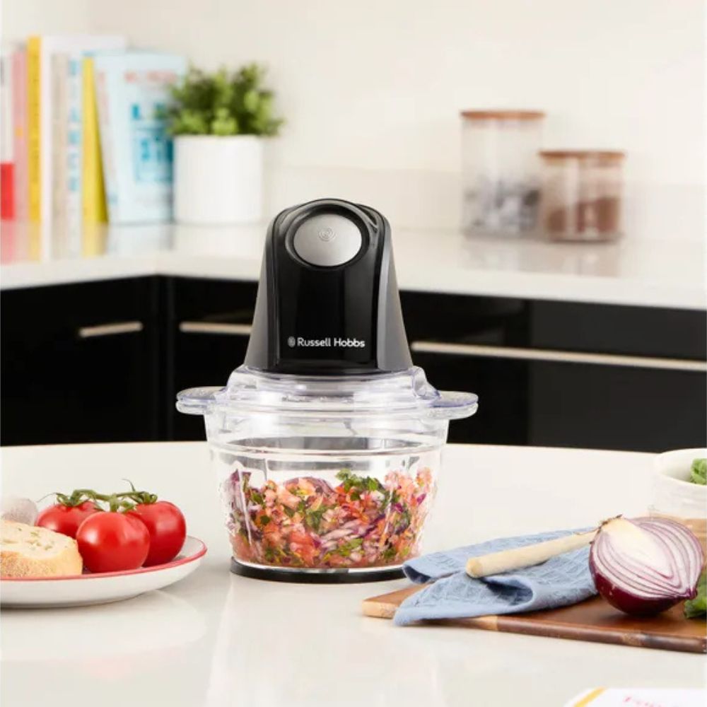 Russell Hobbs Desire Mini Chopper - Matte Charcoal - Old Railway Line Garden Centre
