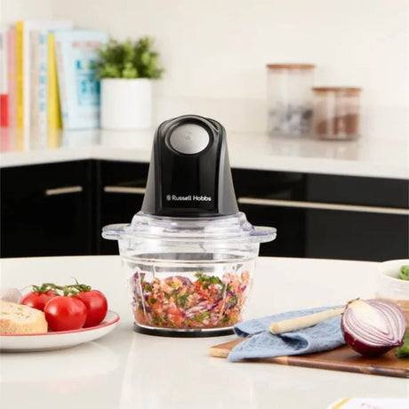 Russell Hobbs Desire Mini Chopper - Matte Charcoal - Old Railway Line Garden Centre