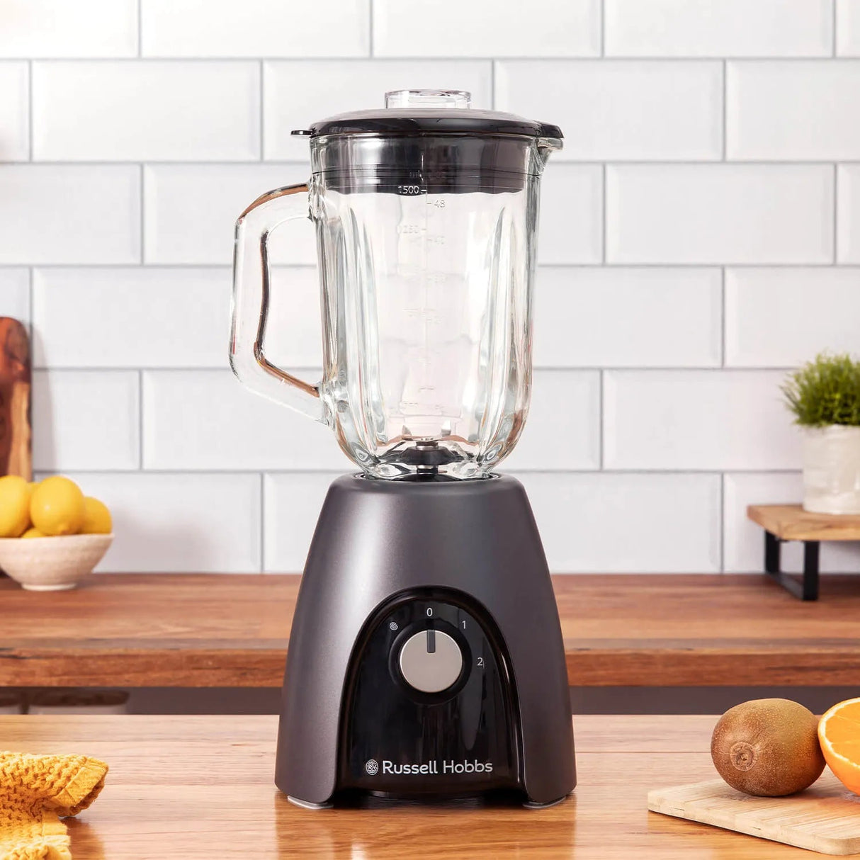 Russell Hobbs1.5L Desire Jug Blender - Matte Charcoal - Old Railway Line Garden Centre