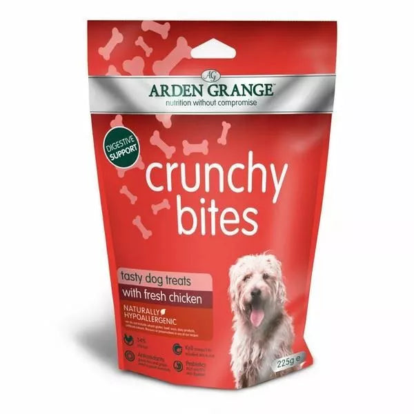 Arden Grange 225g Crunchy Chicken Dog Bites