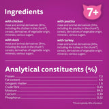 Whiskas 12x85g Pouch 7+ Senior Wet Cat Food Pouches in Gravy