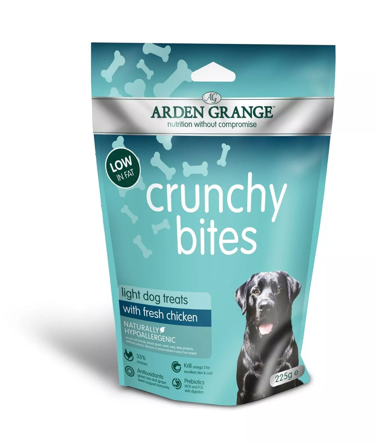 Arden Grange 225g Light Crunchy Dog Bites
