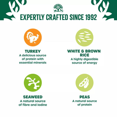 James Wellbeloved 90g Senior Wet Dog Food Turkey in Gravy Pouch 12pk