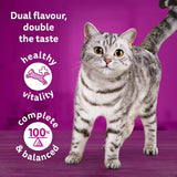Whiskas 80x85g Pouches 1+ Duo Surf & Turf Jelly