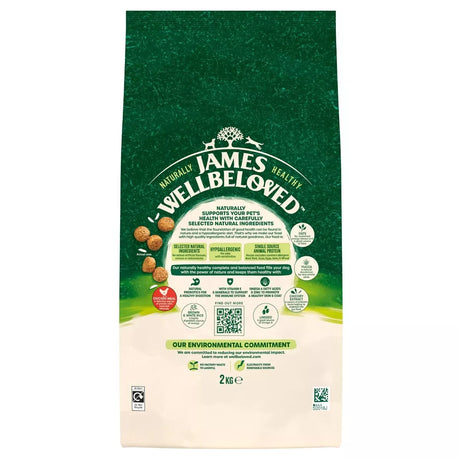 James Wellbeloved 2kg Adult Dog Chicken Dog Food Dog