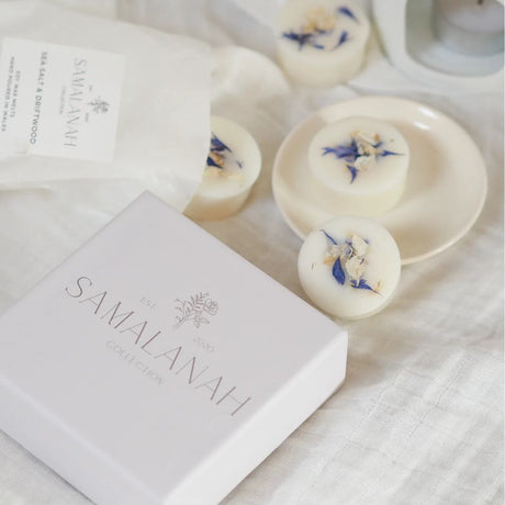 Samalanah Collection Sea Salt & Driftwood Soy Wax Melts - Old Railway Line Garden Centre