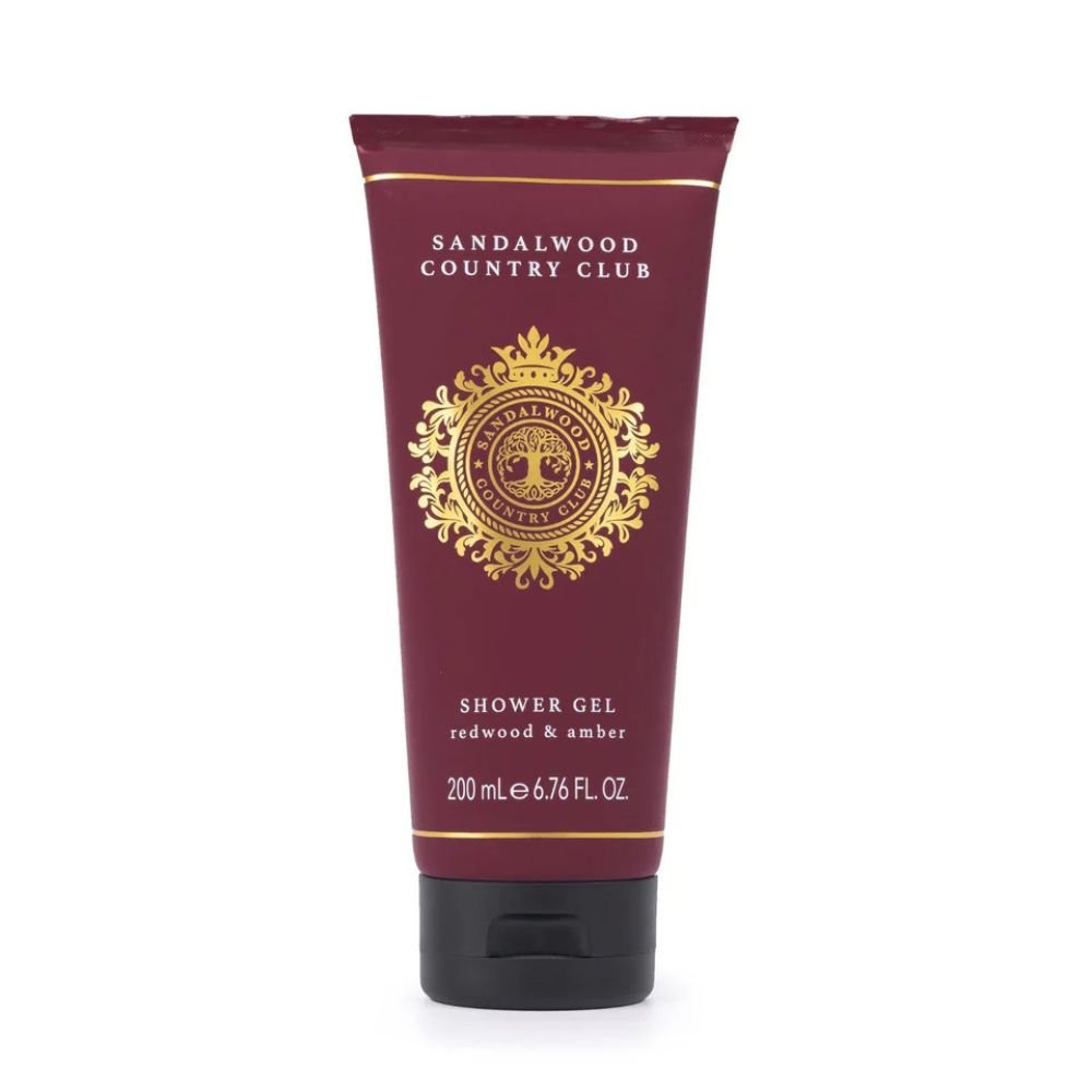 Sandalwood Country Club 200ml Redwood & Amber Shower Gel - Old Railway Line Garden Centre