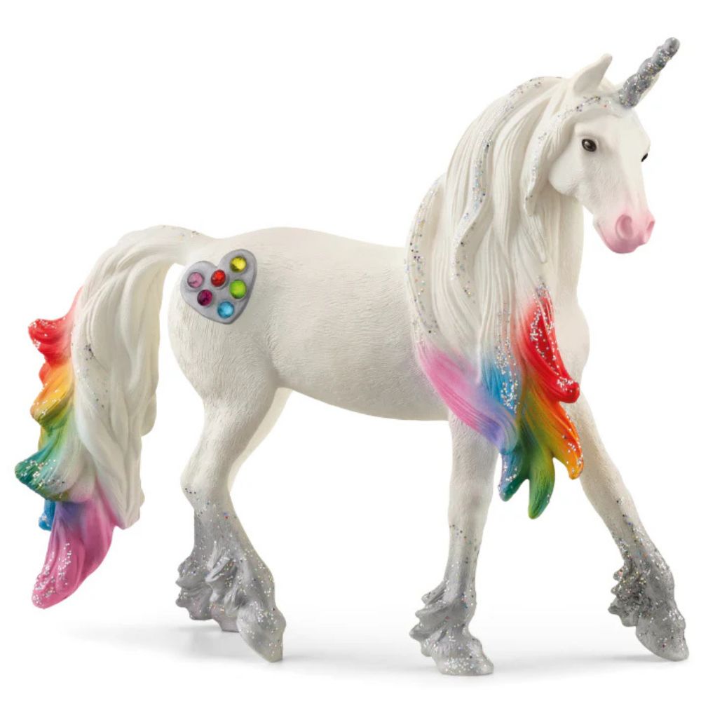 Schleich Rainbow Love Unicorn Stallion Figurine