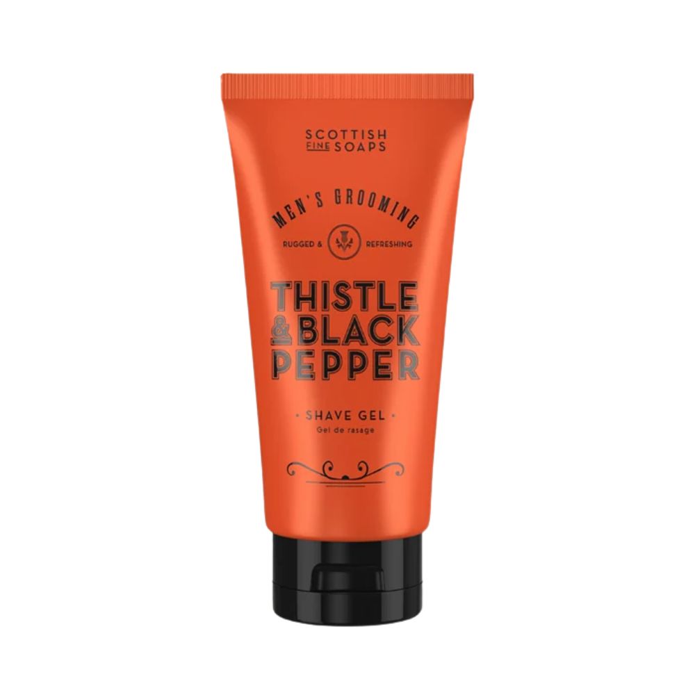 Scottish Fine Soaps 150ml Thistle & Black Pepper Shave Gel
