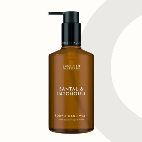 Scottish Fine Soaps 300ml Santal & Patchouli Body & Hand Wash - Old Railway Line Garden Centre