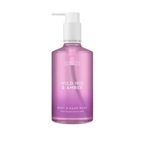 Scottish Fine Soaps 300ml Wild Iris & Amber Body & Hand Wash - Old Railway Line Garden Centre