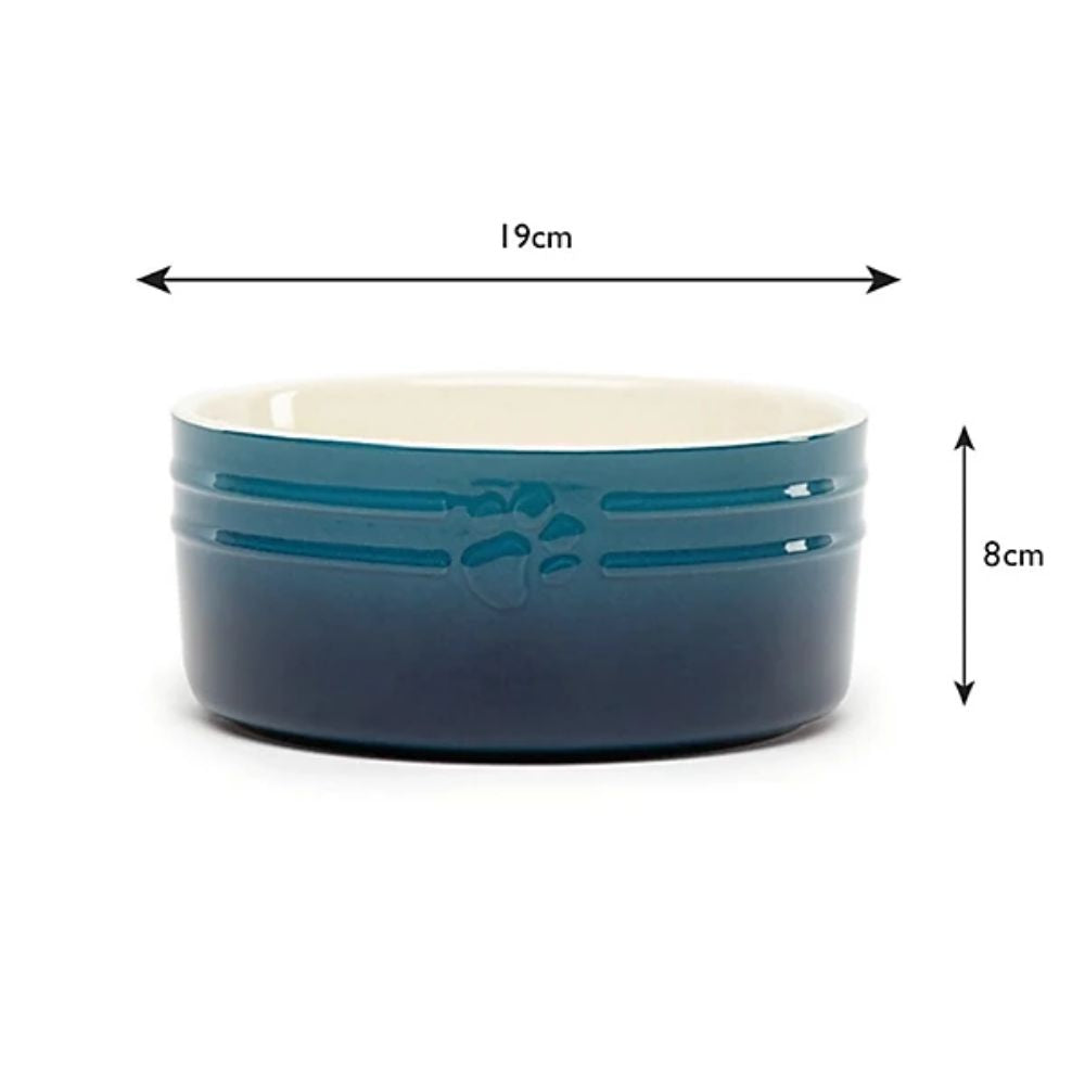 Scruffs 19cm Blue Ombre Water Bowl