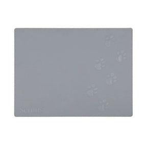 Scruffs 40cm x 30cm Faux Leather Pet Placemat - Grey - Old Railway Line Garden Centre