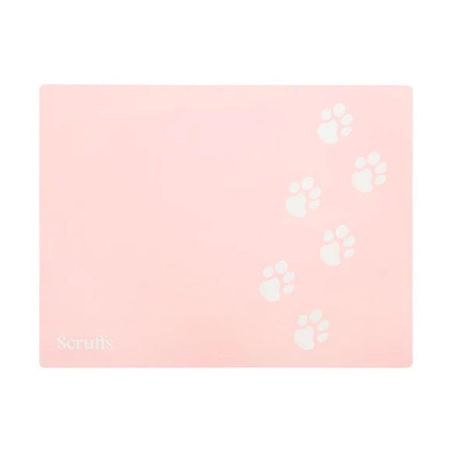 Scruffs 40cm x 30cm Pet Placemat - Pink - Old Railway Line Garden Centre