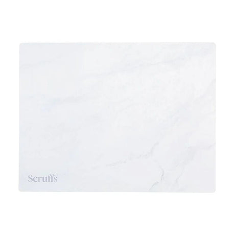 Scruffs 40cm x 30cm Pet Placemat - White Marble - Old Railway Line Garden Centre