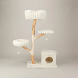 Scruffs Alpine Pyrenees Cat Tree - Cream - Old Railway Line Garden Centre