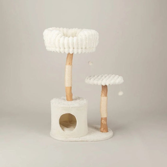 Scruffs Colorado Cat Scratching Tree - Cream - Old Railway Line Garden Centre
