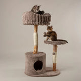 Scruffs Colorado Cat Scratching Tree - Taupe - Old Railway Line Garden Centre