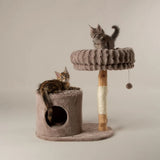 Scruffs Himalayas Cat Scratching Tree - Taupe - Old Railway Line Garden Centre