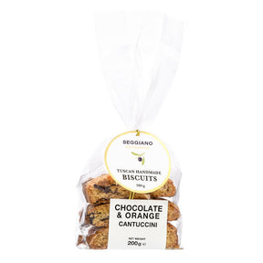 Seggiano 200g Chocolate & Orange Cantuccini Biscuits - Old Railway Line Garden Centre