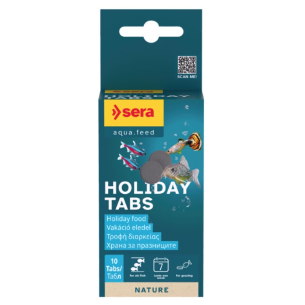 Sera 10 Pack Holiday Tabs - Old Railway Line Garden Centre
