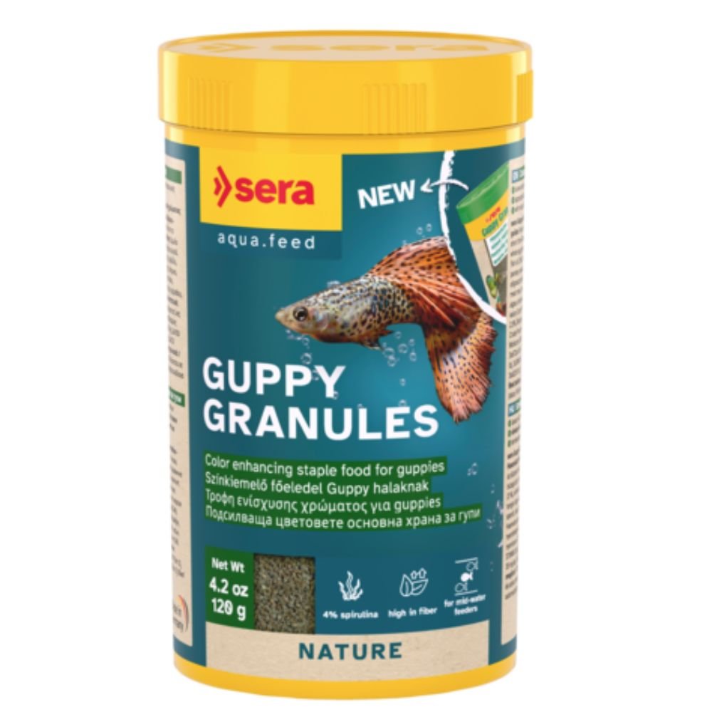 Sera 100ml Guppy Granules - Old Railway Line Garden Centre