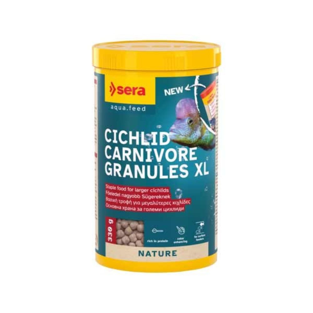 Sera 330g Cichlid Carnivore Granules xl