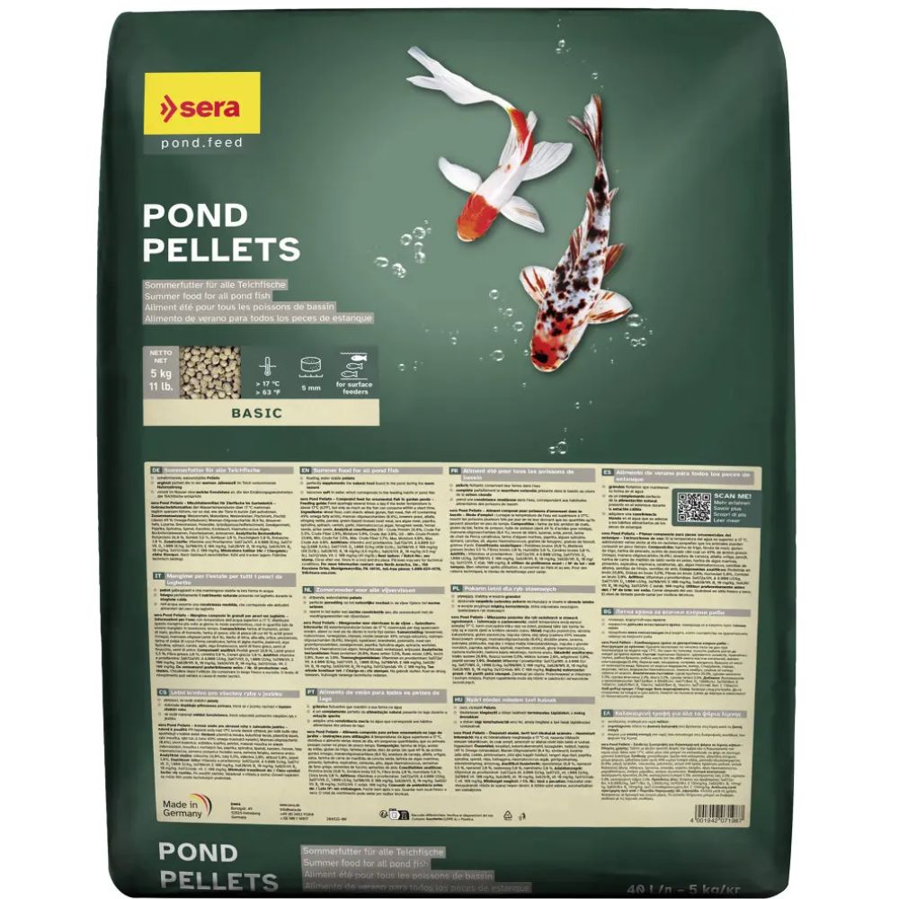 Sera 5kg Pond Pellets - Old Railway Line Garden Centre