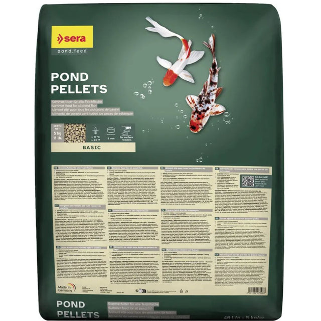Sera 5kg Pond Pellets - Old Railway Line Garden Centre