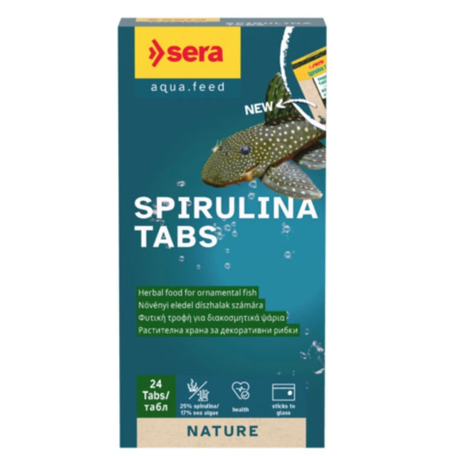 Sera Spirulina Tablets 24 Pack - Old Railway Line Garden Centre