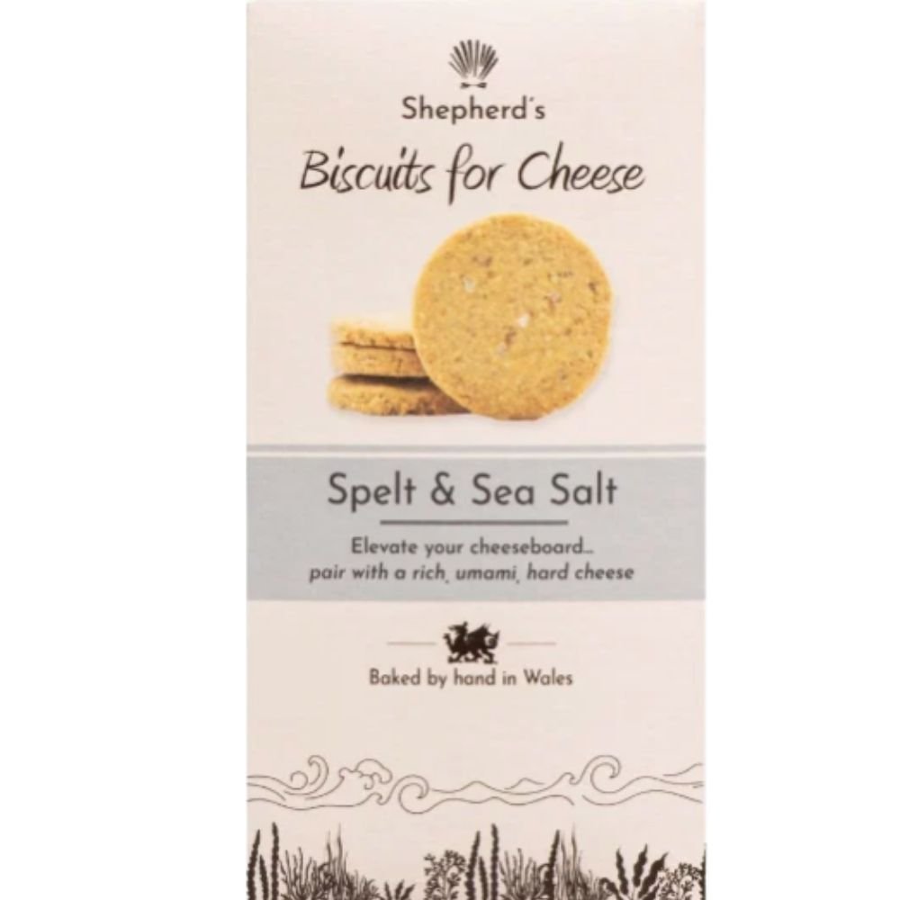 Shepard's 144g Spelt & Sea Salt Biscuits - Old Railway Line Garden Centre