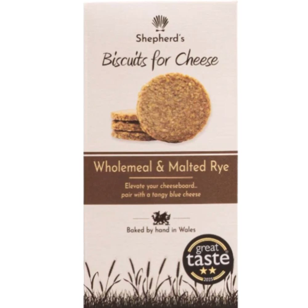 Shepard's 144g Wholemeal & Malted Rye Biscuits