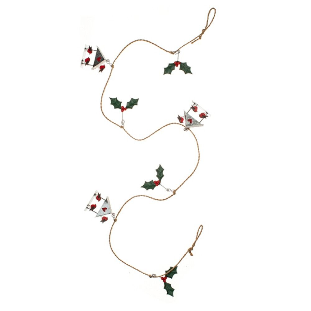 Shoeless Joe 100cm Birdtable & Holly Garland