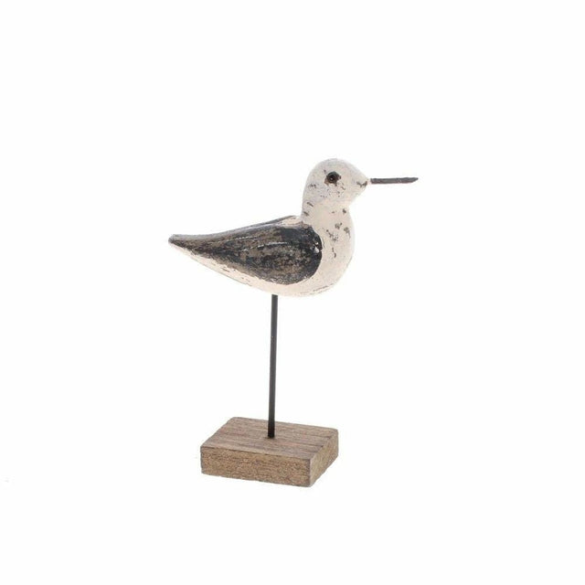 Shoeless Joe 12cm Sandpiper sculpture bird ornament - Old Railway Line Garden Centre