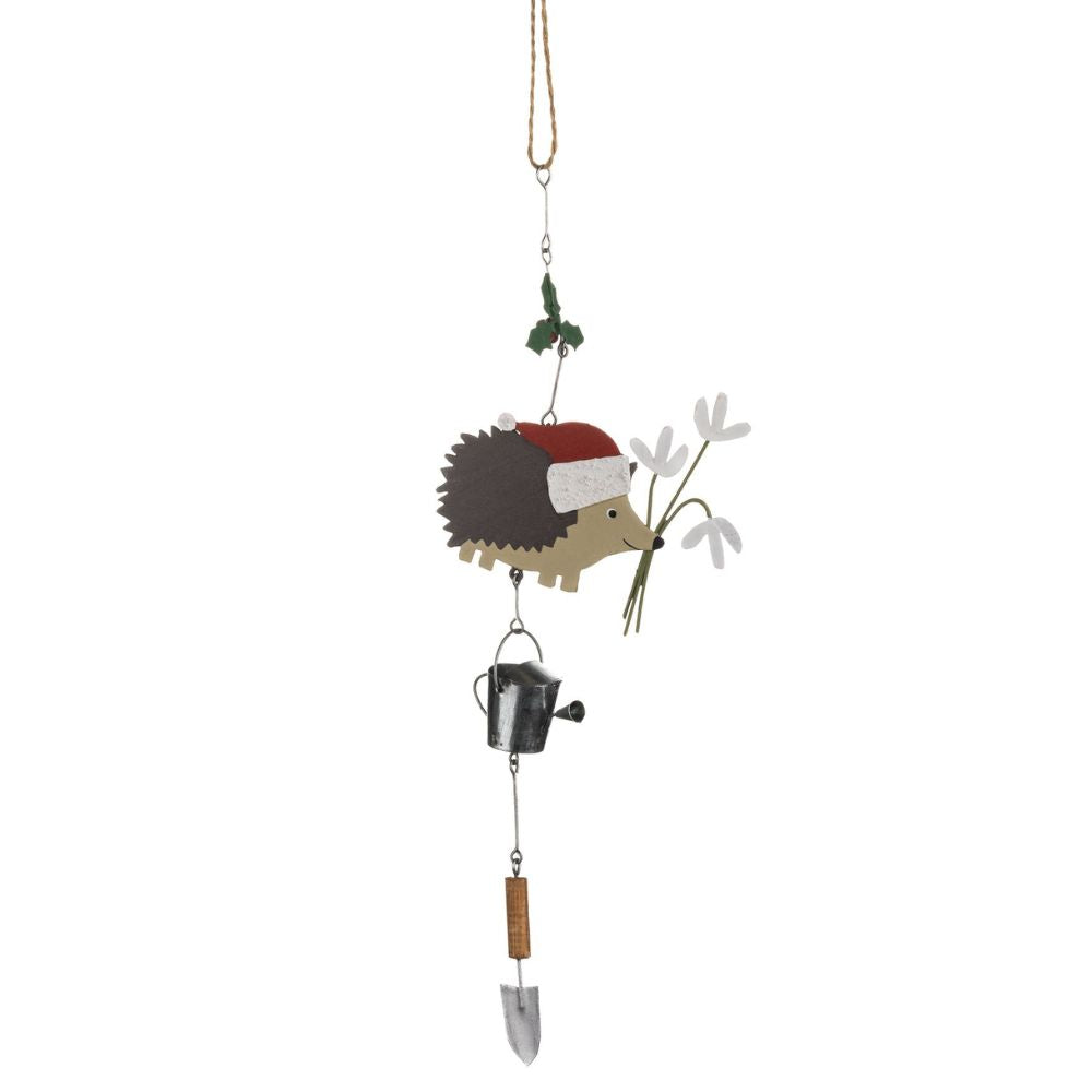 Shoeless Joe Hedgehog Metal Vertical Garland