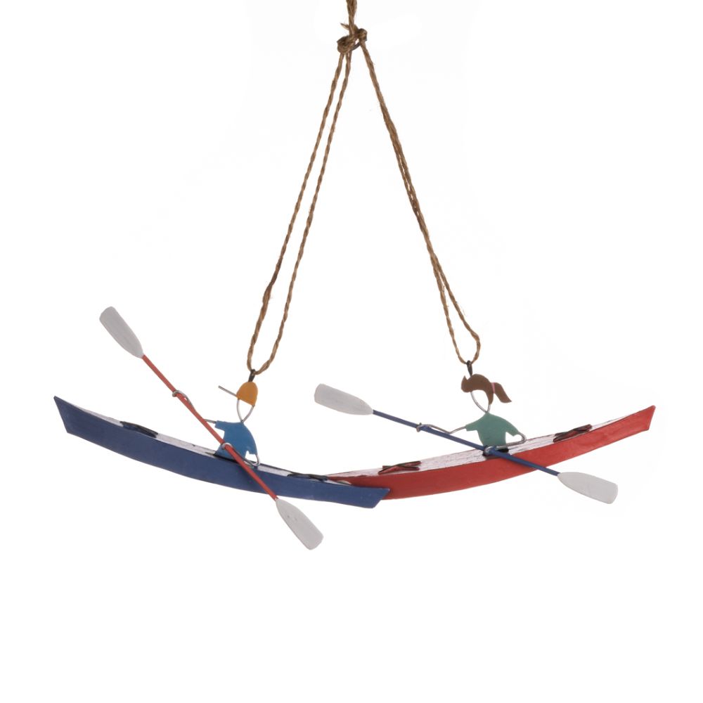 Shoeless Joe Kayak Metal Hanging Decoration - (Choice of 2)