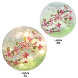 Shudehill 15cm Crackle LED Ball Blossom